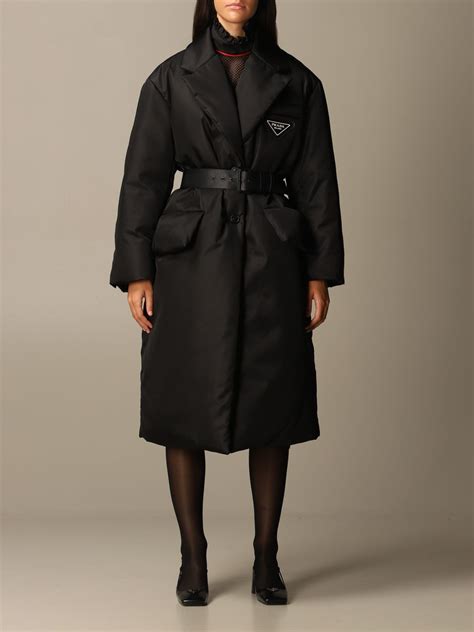 prada jacke schwarz damen